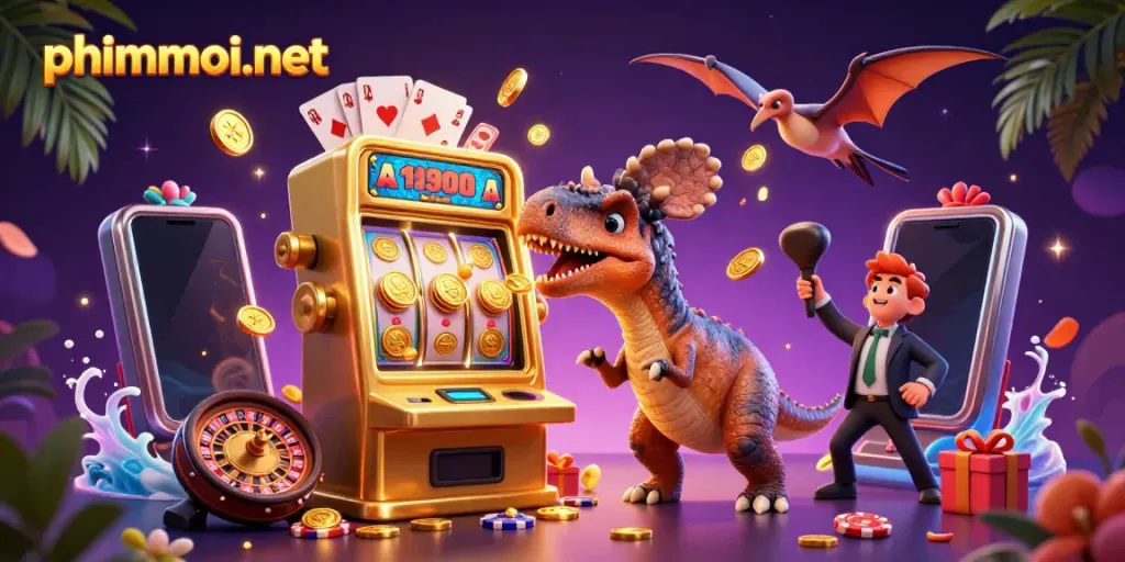 Catch golden coins with thrill at phimmoi-net in this vibrant casino scene!